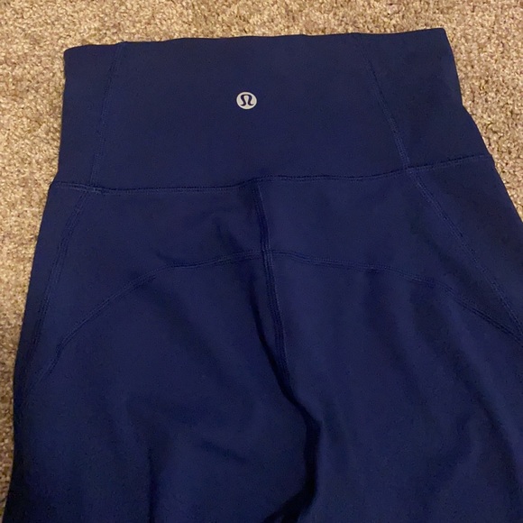 RARE blue mesh full length lululemon leggings - Picture 8 of 8